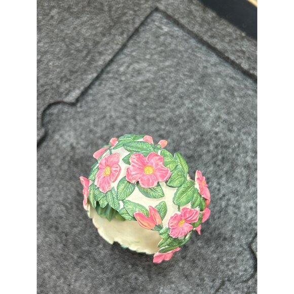 House Of Faberge Hummingbird Egg Jewels In The Garden Franklin Mint W/Gold Stand - Picture 7 of 11